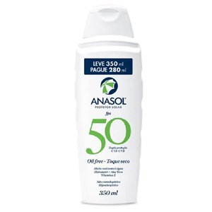 PROTETOR SOLAR ANASOL FPS50 LOÇÃO 350ML