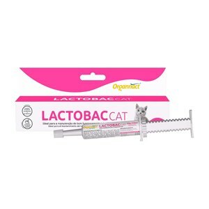 SUPLEMENTO LACTOBAC CAT  PROBIÓTICO E PREBIÓTICO PARA GATOS 16G/12ML