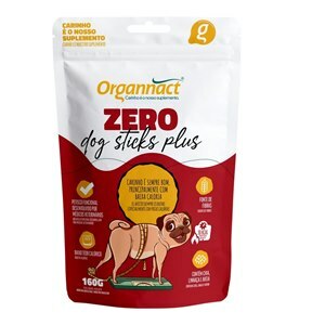 SUPLEMENTO ZERO DOG STICKS PLUS PARA CÃES ORGANNACT 160G