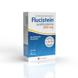 ACETILCISTEÍNA - FLUCISTEIN 600MG 10 CÁPSULAS