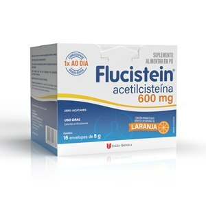 ACETILCISTEÍNA - FLUCISTEIN 600MG 16 ENVELOPES