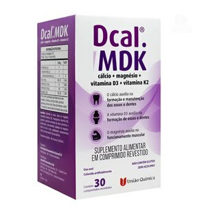 CARBONATO DE CÁLCIO + MAGNÉSIO + VITAMINA D E K - DCAL MDK 30 COMPRIMIDOS