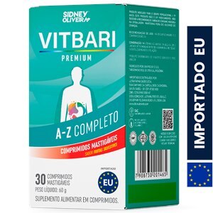 Vitbari Premium 30 Comprimidos União Europeia  Sidney Oliveira