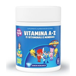 VITATOON POLIVITAMÍNICO 2G SABOR MORANGO 30 GOMAS