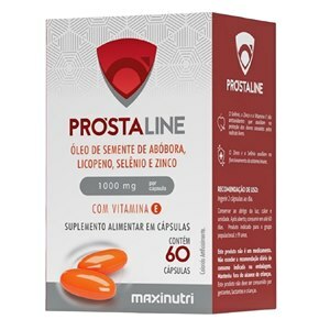PROSTALINE - ÓLEO ABÓBORA + LICOPENO + SELÊNIO 1000MG 60 CÁPSULAS