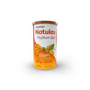 NATULAX PSYLLIUM SABOR LARANJA LATA 176G 
