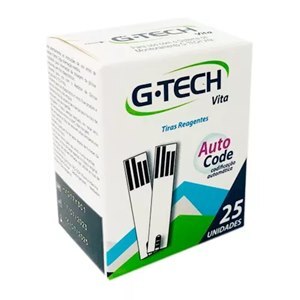 Tiras Reagentes G-Tech Vita Auto Code 25 Unidades