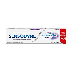 CREME DENTAL SENSODYNE RÁPIDO ALÍVIO 140G