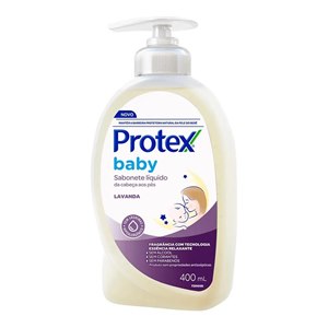 Sabonete Líquido Lavanda Protex Baby Cabeça Aos Pés 400Ml