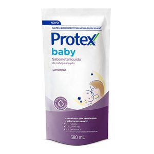 Refil Sabonete Líquido Lavanda Protex Baby Cabeça Aos Pés 380Ml