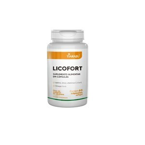 ÓLEO DE ABÓBORA + LICOPENO LICOFORT TIARAJU 60 CÁPSULAS SOFTGEL