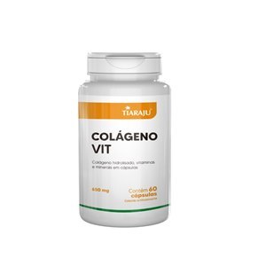 COLÁGENO VIT TIARAJU 650MG 60 CÁPSULAS