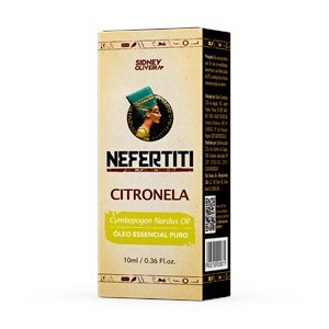 Óleo Essencial Puro De Citronela Nefertiti Sidney Oliveira 10Ml