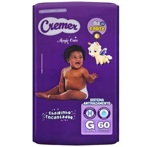 Fralda Cremer Magic Care G 60 Unidades