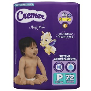 Fralda Cremer Magic Care P 72 Unidades
