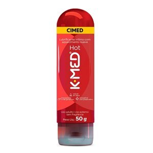 Gel Lubrificante Íntimo K-Med Hot 50G