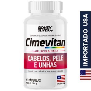 Cimevitan Cabelo, Pele E Unha Made In Usa 60 Cápsulas Sidney Oliveira