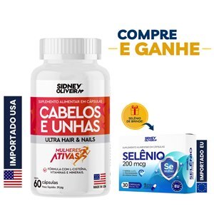 Cabelos E Unhas Made In Usa 60 Cápsulas Mulheres Ativas Sidney Oliveira 