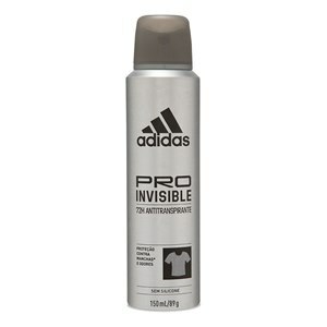 DESODORANTE AEROSSOL ADIDAS MASCULINO PRO INVISIBLE 150ML