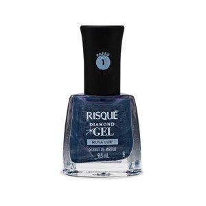 ESMALTE RISQUÉ METÁLICO DIAMOND GEL SOBERT DE MIRTILO 9,5ML