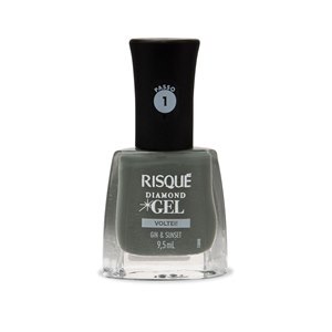 ESMALTE RISQUÉ METÁLICO DIAMOND GEL GIN & SUNSET 9,5ML