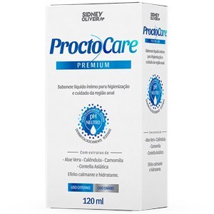 Sabonete Líquido Íntimo Sidney Oliveira Procto Care Premium Higiene Anal 120Ml