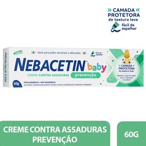 Nebacetin Baby Creme Contra Assaduras Prevent 60G
