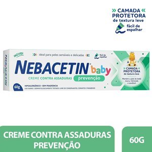 Nebacetin Baby Creme Antiassaduras Prevenção 60G