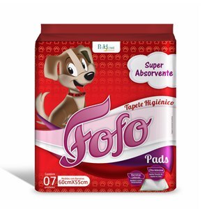 TAPETE HIGIÊNICO FOFO PADS 7 UNIDADES