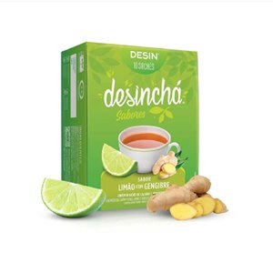 DESINCHÁ LIMÃO COM GENGIBRE 10 SACHÊS 
