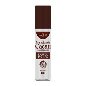 MANTEIGA DE CACAU COM PRÓPOLIS LÍQUIDA ROLL-ON 5ML RAHDA