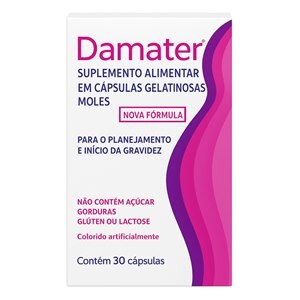 Damater Suplemento Alimentar 30 Cápsulas