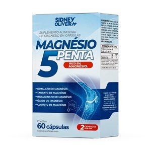 Magnésio Penta 60 cápsulas Sidney Oliveira