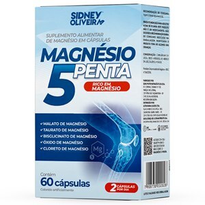 Magnésio Penta 60 Cápsulas Sidney Oliveira 