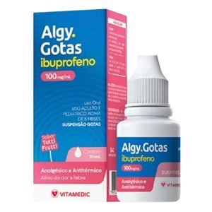 Ibuprofeno - Algy 100mg/Ml Gotas 20ml