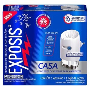 Repelente De Insetos Exposis + Refil 32,9ml