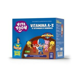 VITATOON POLIVITAMÍNICO 2G SABOR BRIGADEIRO 30 GOMAS