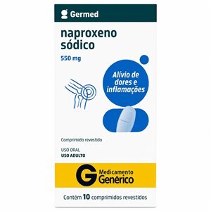 Naproxeno 550Mg 10 Comprimidos - Germed - Genérico (Flanax)