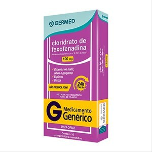 FEXOFENADINA 120MG 10 COMPRIMIDOS - GERMED - GENÉRICO 