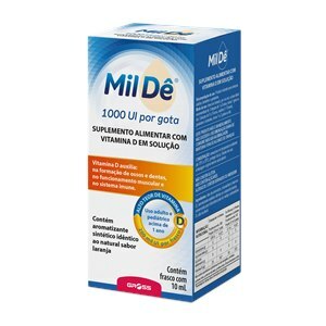 Vitamina D - Mildê 1.000Ui Gotas 10Ml