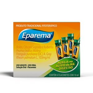 EPAREMA HORTELÃ 4 FLACONETES 10ML