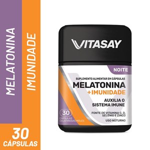Vitasay Melatonina + Imunidade 30 Cápsulas