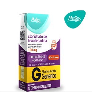 FEXOFENADINA 120MG 10 COMPRIMIDOS - MEDLEY - GENÉRICO