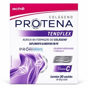 Suplemento Alimentar Em Pó Protena Tendeflex - Colágeno Hidrolisado + Vitamina C 30 Sachês