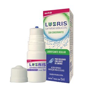 Lubris Carmelose 0,5% Colírio 15Ml