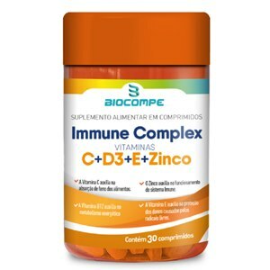 IMMUNE COMPLEX C + D3 + E + ZINCO BIOCOMPE 30 COMPRIMIDOS