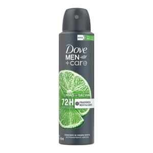 DESODORANTE AEROSSOL DOVE MEN CARE LIMÃO E SÁLVIA 150ML