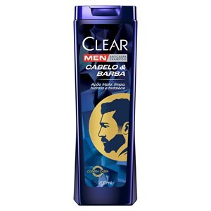 SHAMPOO CLEAR MEN ANTICASPA CABELO E BARBA 200ML