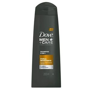 SHAMPOO DOVE MEN CARE CAFEÍNA FORTIFICANTE + CÁCIO 2 EM 1 200ML