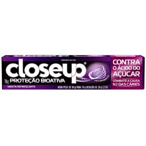 Creme Dental Closeup Proteção Bioativa Contra O Ácido Do Açúcar 70g